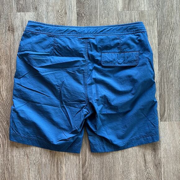 Onia The Calder 7.5" Navy Swim Trunks Size 32 Mesh Lined Pockets - Picture 7 of 7